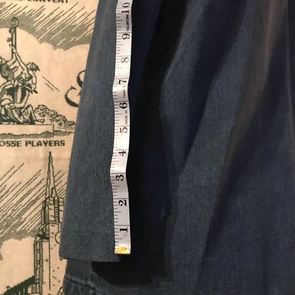 Med Cherokee Denim Oversized Blazer ♥ Deep Pockets - Picture 9 of 16